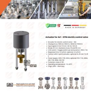 KFM Actuator for electric control valve 4e1 (Germany)