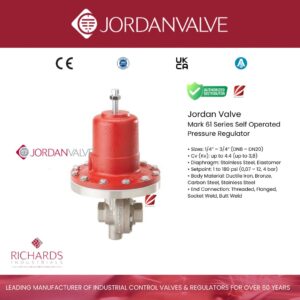 Mark 61 Series Self Operated Pressure Regulator