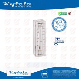 Kytola industrial variable area flow meter model A with plastic tube (Finland)