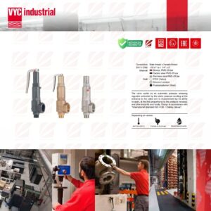 VYC Normal safety valve with spring loading (AN) range (Made in Spain)