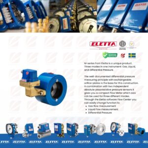 Eletta M3 – Flow Meter measuring Gas,  Liquid flow and DP (Sweden)