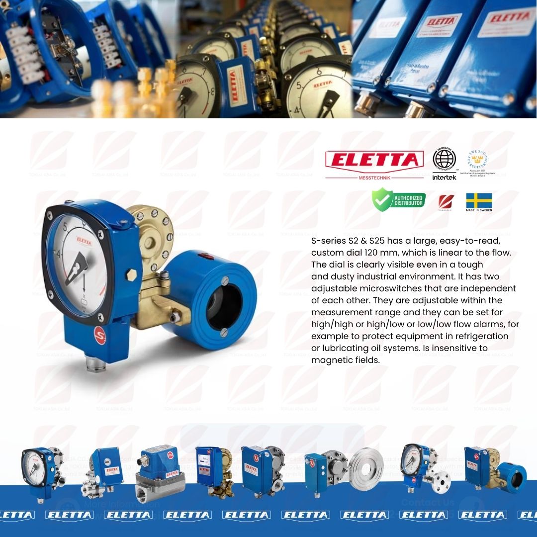 Eletta Flow Monitors S-Series (Sweden)