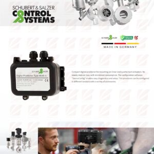 Schubert & Salzer Control Systems GmbH Type 8049 – Digital Positioner (Germany)