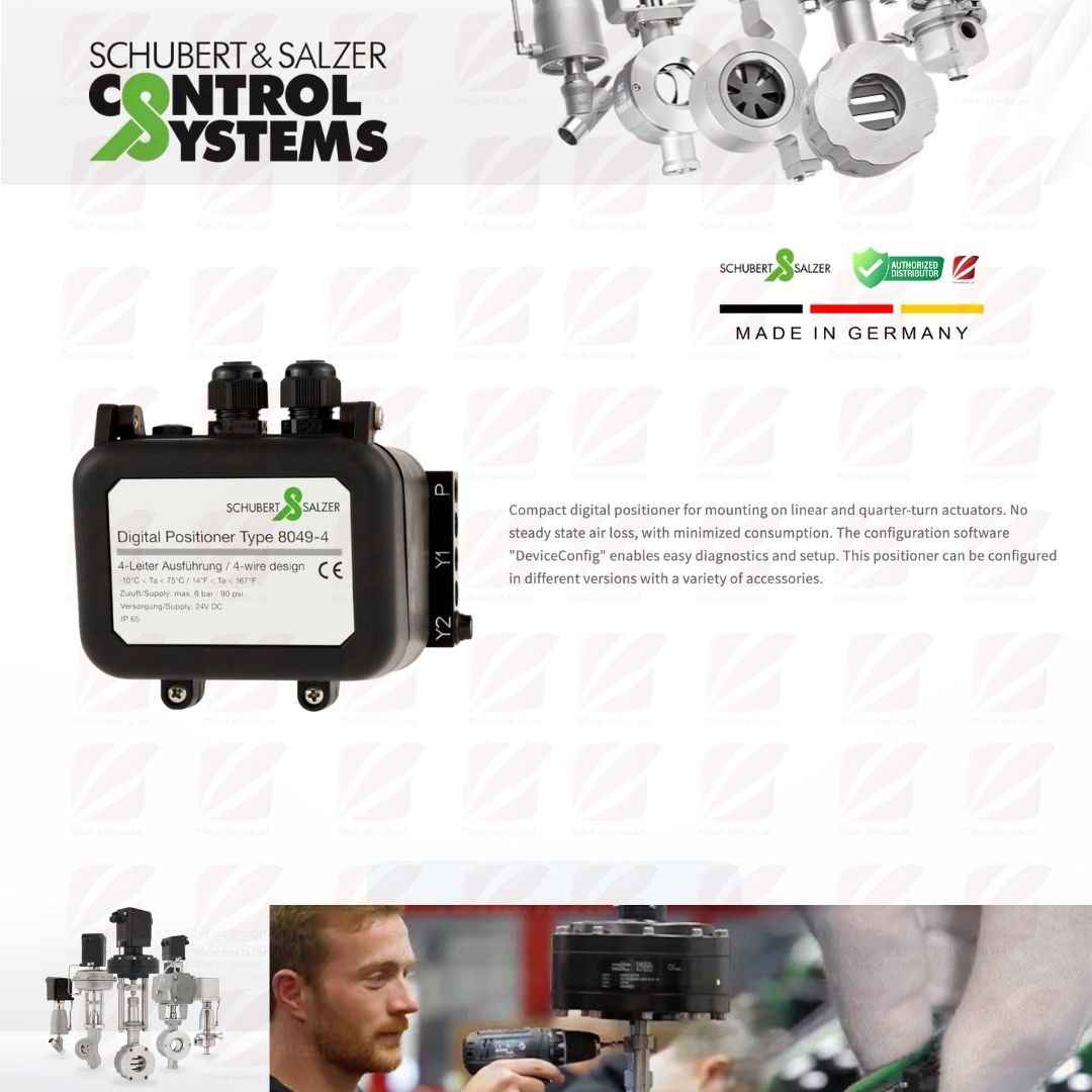 Schubert & Salzer Control Systems GmbH Type 8049 – Digital Positioner (Germany)