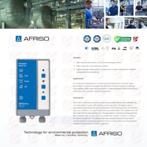 Afriso  Alarm unit for low gas level (Germany)