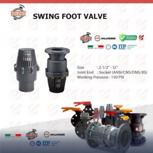 Valdus SWING FOOT VALVE(Italy)