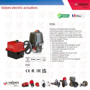 POSI Valpes electric actuators (France)